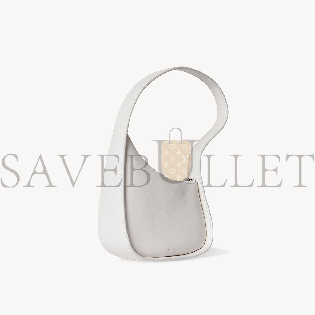 T*e R*w half moon bag in leather new ivory w1249l52nivpd （34*20*6cm)